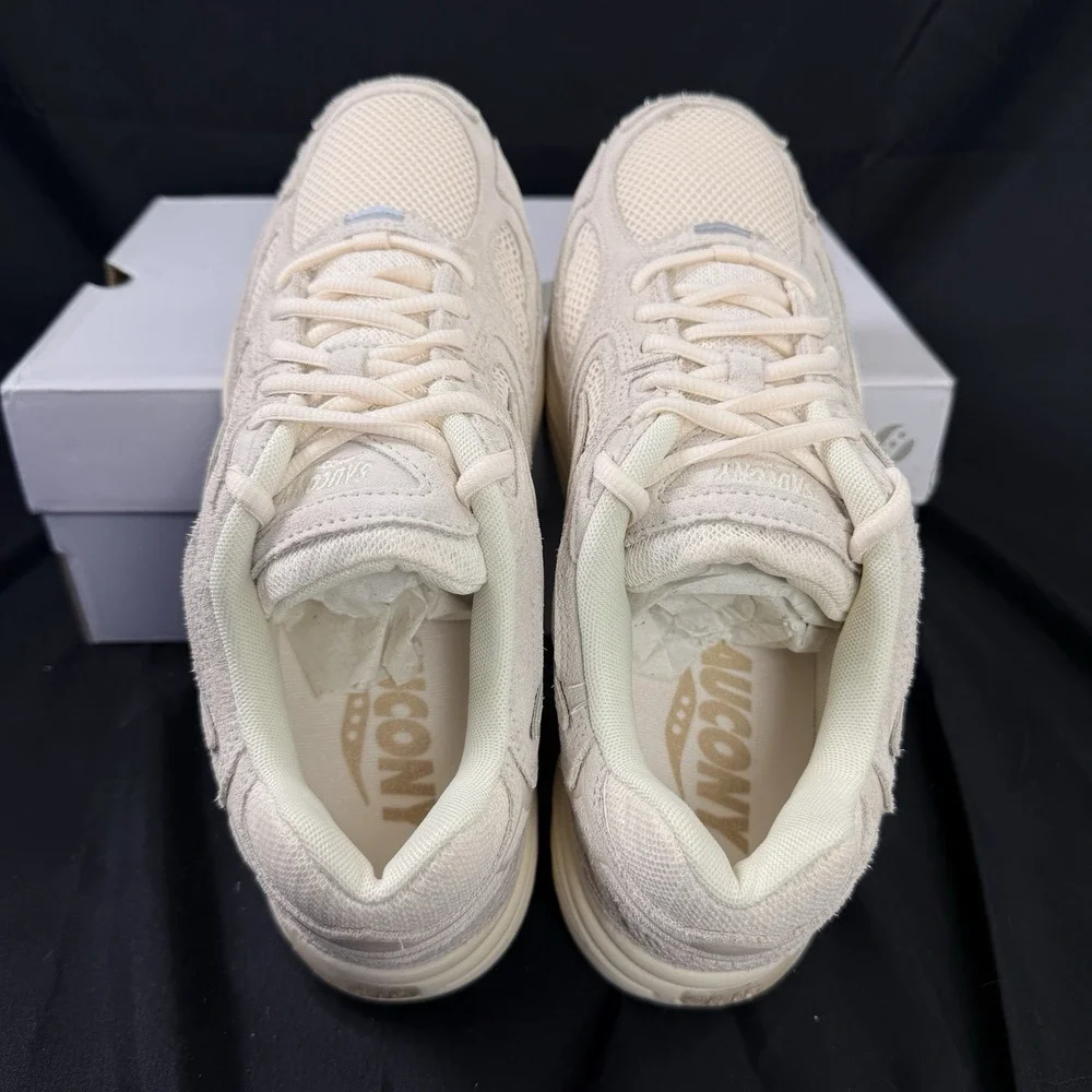 Saucony Grid Jazz 9 Suede Pack Ivory Mens Size 9.5 Womens 11 Sneakers S70898-6